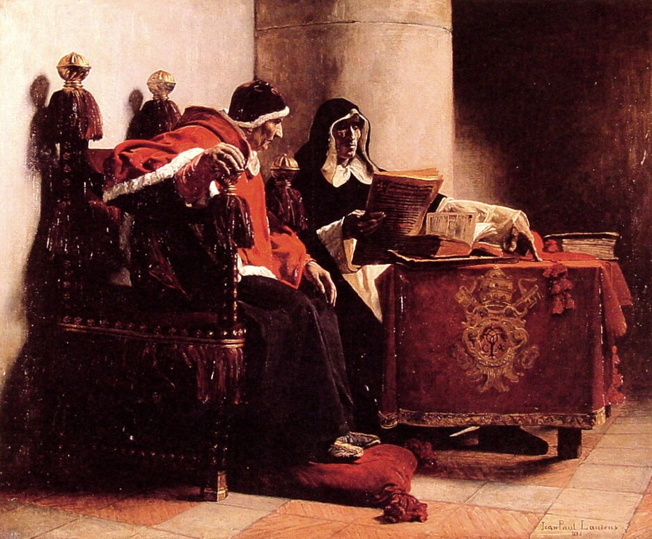 Jean-Paul Laurens Le Pape et l'Inquisiteur